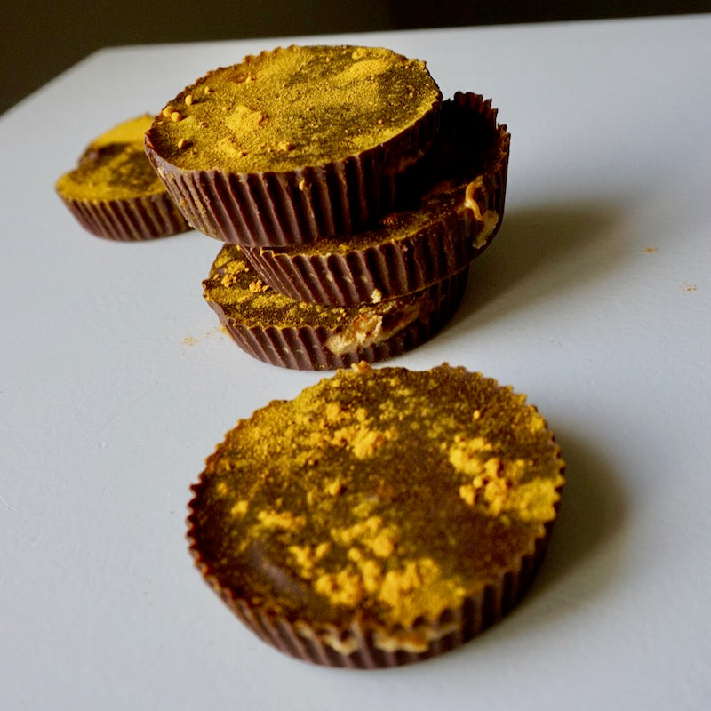 Golden Chocolate Cashew Cups